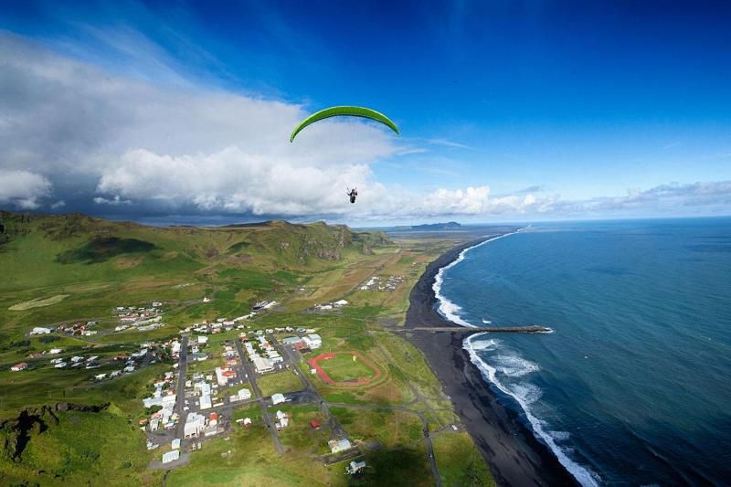 South Coast Adventure Tour: Waterfalls, Glaciers, and Paragliding