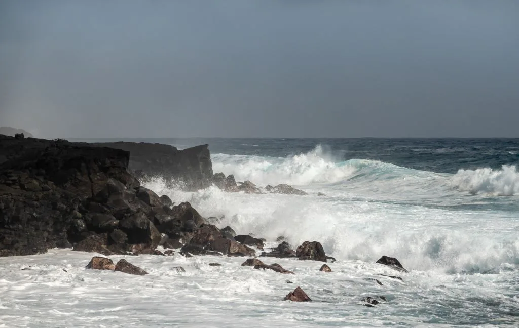 Kaimu Black Sand Beach, Hawaii