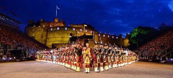 Scottish Highlands Day Trip with Whisky Distillery Tour and Edinburgh Military Tattoo