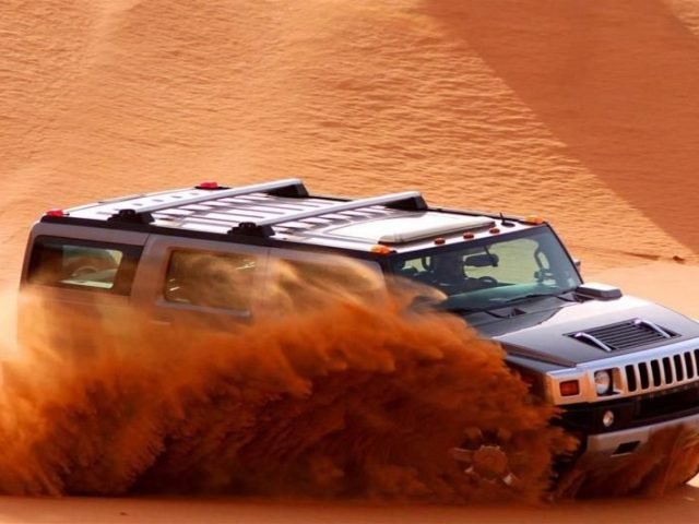 Dubai Desert Safari with H2 Hummer, BBQ Dinner