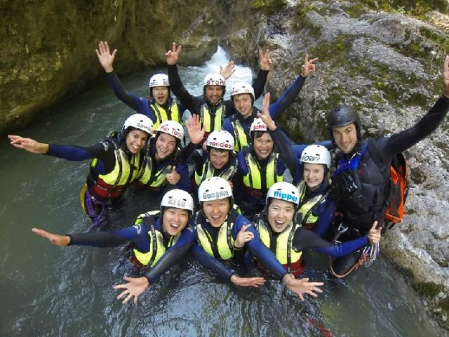 Canyoning in Interlaken from Zurich or Lucerne