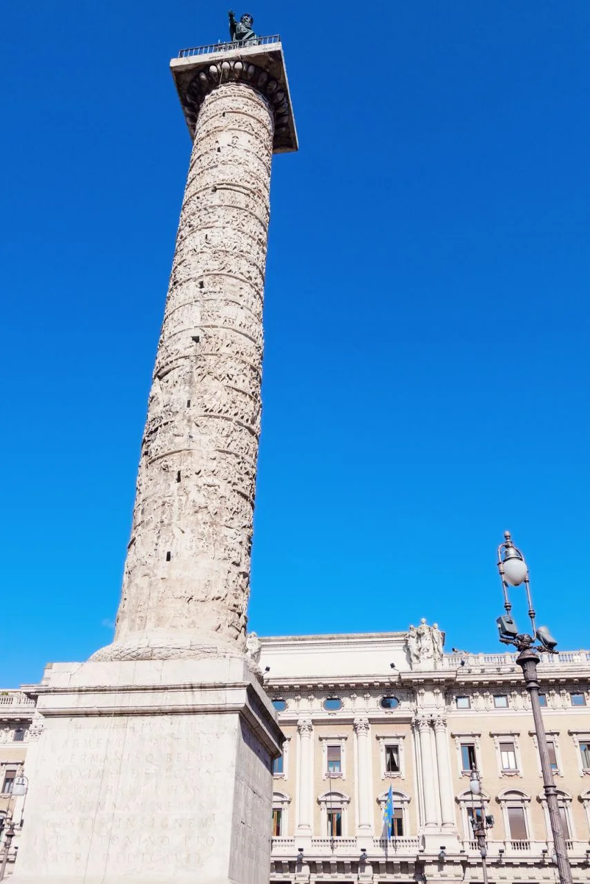 Rome, column of Marcus Aurelius