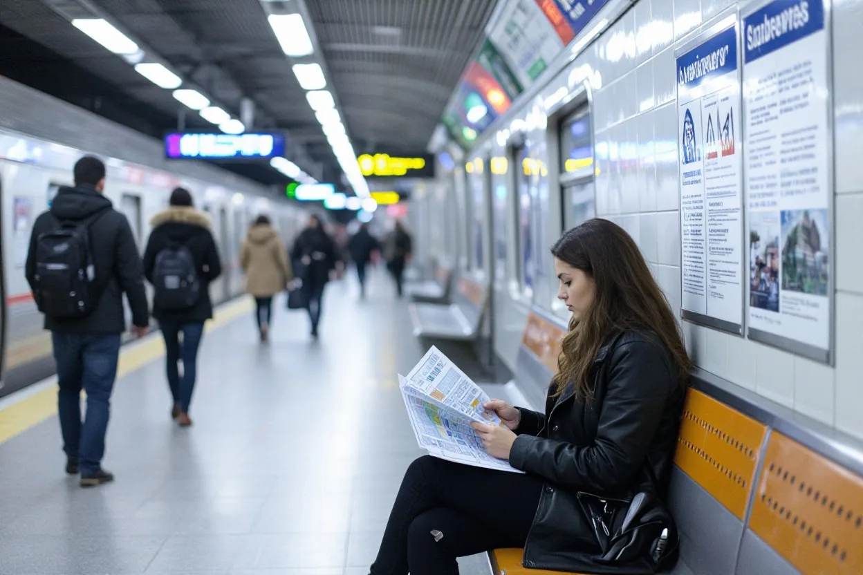 safest way to use public transport alone