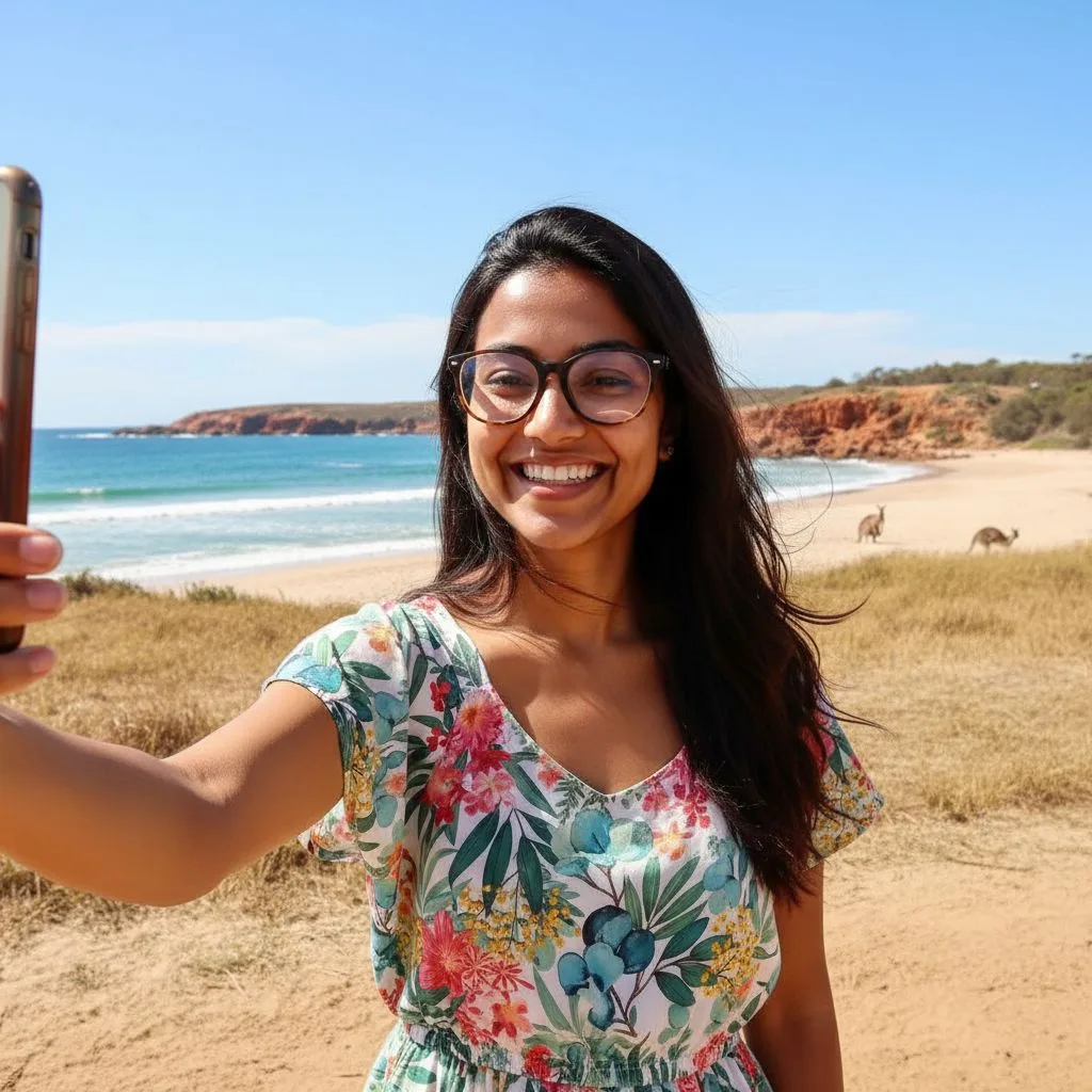Vamika in Australia